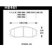 Колодки тормозные HB461W.646 HAWK DTC-30; Hyundai, Kia 17mm