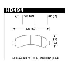 Колодки тормозные HB494Z.670 HAWK Perf. Ceramic