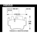 Колодки тормозные HB550Q.634 HAWK DTC-80; Porsche 16mm