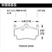 Колодки тормозные HB665B.577 HAWK HPS 5.0; 15mm Porsche задн. Cayman, Boxster,