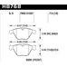 Колодки тормозные HB768B.714 HAWK HPS 5.0; 18mm перед BMW 5 F10