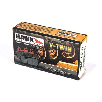 Колодки тормозные HMC1016 HAWK Organic, HARLEY DAVIDSON