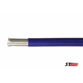 Армированный тормозной шланг Goodridge Бирюзовый Electric BlueD-03 600-03EB