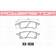 Колодки тормозные 26-1510 PowerStop Z26 задние Nissan Armada; INFINITI QX80