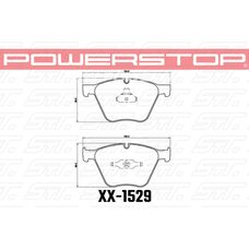 Колодки тормозные 26-1529 PowerStop Z26 передние BMW X5 E70, X6 E71; X5 F15, X6 F16; 50i, M50d