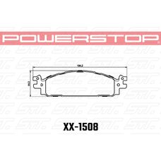 Колодки тормозные 36-1508 PowerStop Z36 передние Ford Explorer 2011-2019