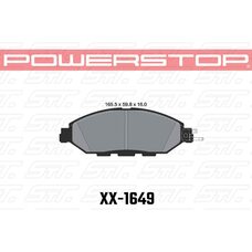 Колодки тормозные 23-1649 PowerStop Z23 передние NISSAN PATHFINDER IV (R52); INFINITY QX60