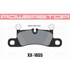 Колодки тормозные 23-1655 PowerStop Z23 задние Porsche 911; Cayenne; Boxter