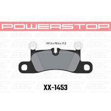 Колодки тормозные 26-1453 PowerStop Z26 задние PORSCHE CAYENNE 92A, TOUAREG 7P5 2010->