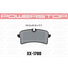 Колодки тормозные 26-1780 PowerStop Z26 задние Porsche Macan Turbo