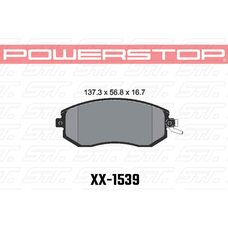 Колодки тормозные 36-1539 PowerStop Z36 перед Subaru BRZ, Toyota GT 86, Forester, Impreza 2011->