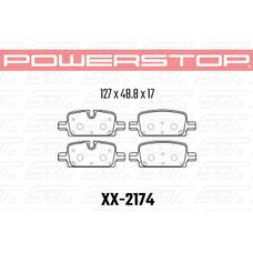 Колодки тормозные 36-2174 PowerStop Z36 задние Cadillac Escalade, Chevrolet Tahoe, 2021->