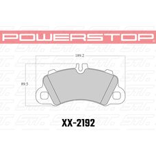 Колодки тормозные 23-2192 PowerStop Z23 передние PORSCHE CAYENNE 9YA 2018-> ; MACAN 2019->