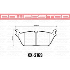 Колодки тормозные 36-2169 PowerStop Z36 задние RAM 1500 2019->