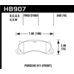 Колодки тормозные HB907B.640 HAWK HPS 5.0 перед Porsche 911 Carrera S 2011-15 ; Boxster Spyder 981