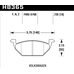 Колодки тормозные HB365Z.728A HAWK PC передние AUDI / VW