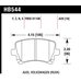 Колодки тормозные HB544F.628 HAWK HPS задние AUDI TT 8J, A6, Allroad 4H, A3 / VW Golf 5,6 , Passat C