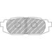 Тормозные колодки FERODO FDS4187 для Subaru BRZ, Legacy, Tribeca, Forester, GT86