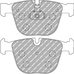 Тормозные колодки FERODO FCP1672H для BMW М 3, 5, М5, X5, 6, 7, X6
